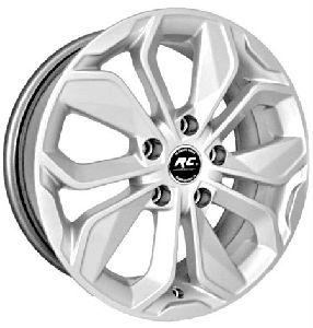 RC RC166 7x17 4x100 ET35 SILVER