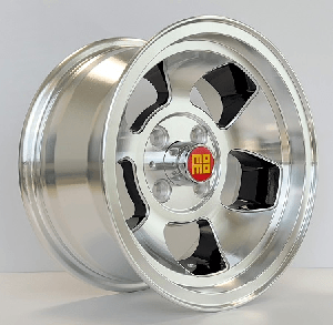 AKOJANT EXP-E2301 6.5x13 4x98 ET-10 BLACK MACHINED+MILLING